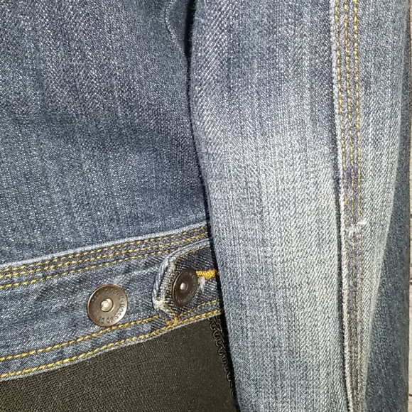 MOSSIMO DISTRESSED DENIM JACKET - Picture 10 of 13